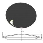 PIATTELLO SMALTATO LUCIDO RAPIDO PER FRANKE B1522 - S1509